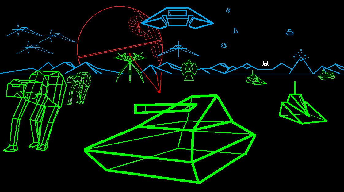 Retro vector arcade game inspired background with classic video game imagery